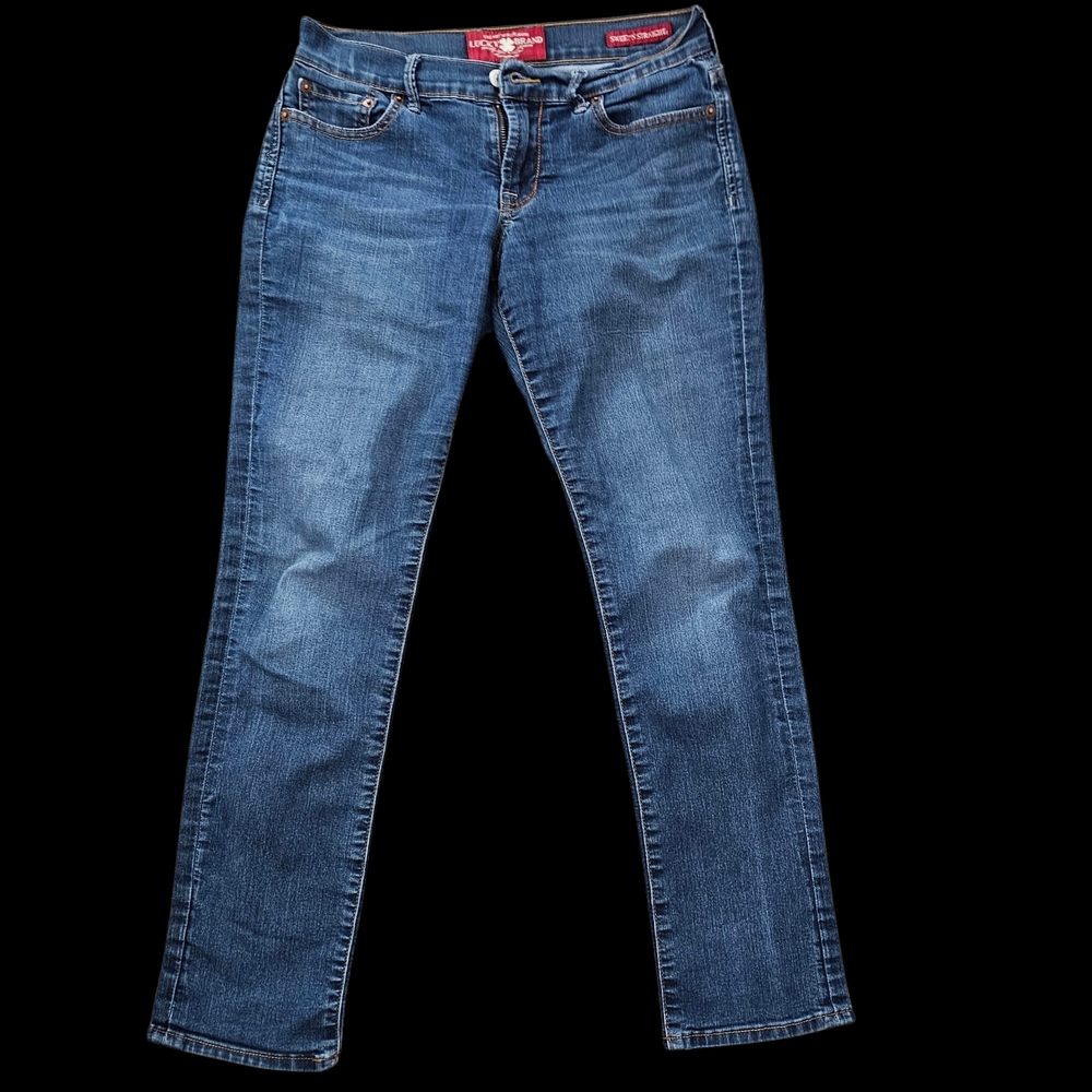 Lucky Brand Women's Straight Leg Blue Jeans